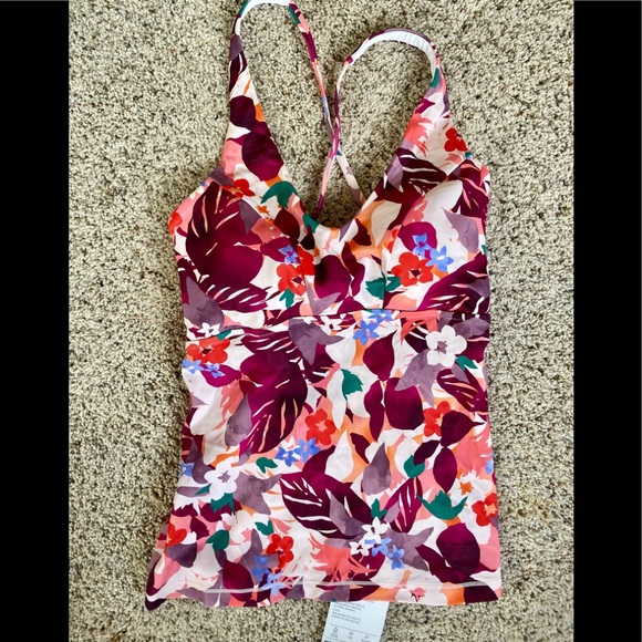 Athleta Other - NWT-Athleta Daybreak Triangle Tankini, D-DD, Medium Tall